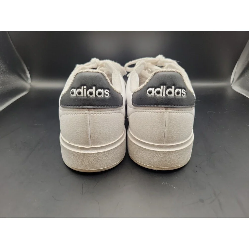 Adidas Grand Court 2.0 GW9214 Women's White Black Stripes Athletic Shoes US 8.5